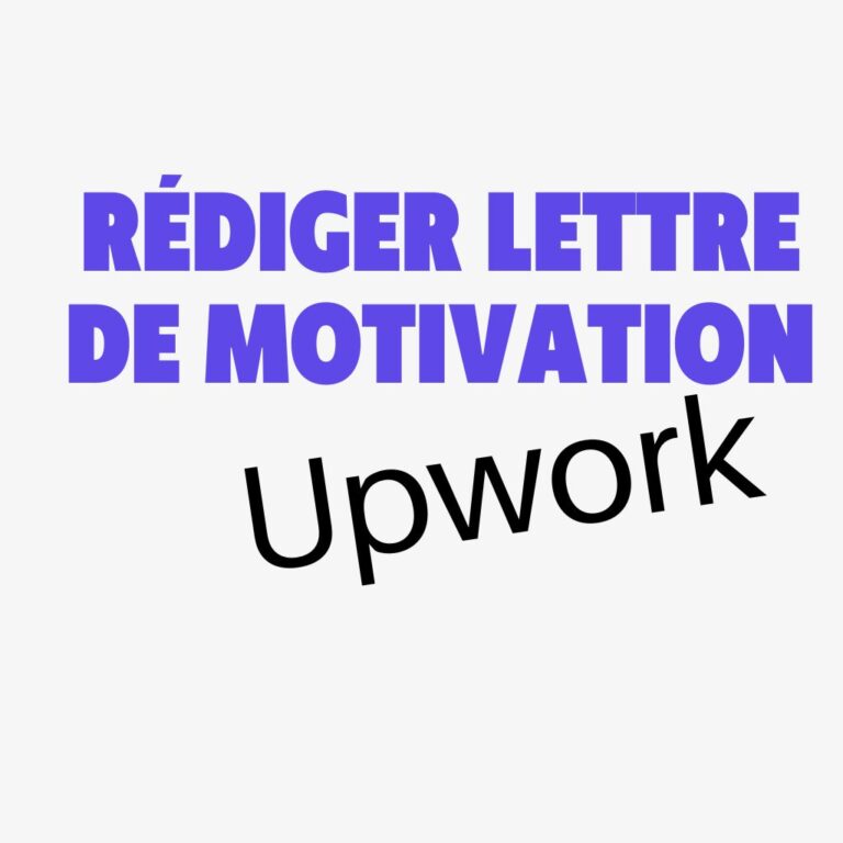 Lire la suite à propos de l’article Comment Rédiger une Lettre de Motivation sur Upwork (Pas à Pas)